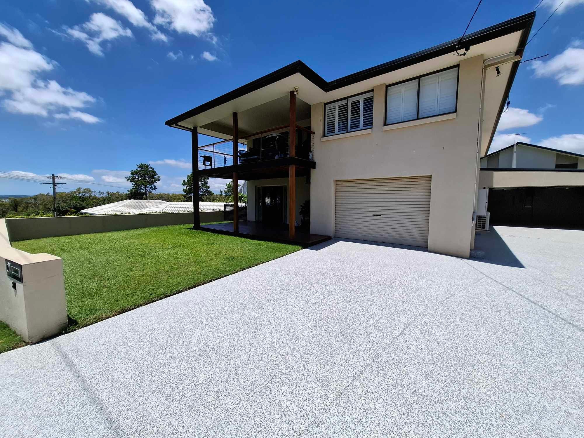 Driveway epoxy coating