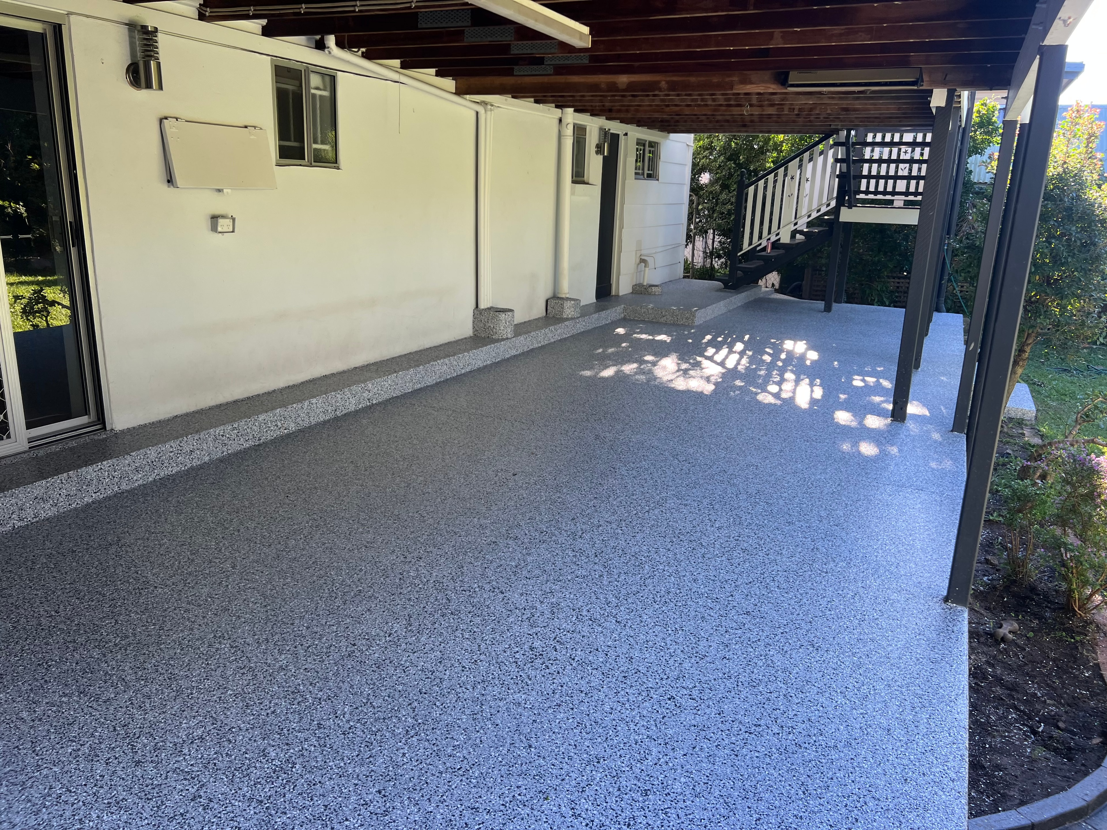 Patio and alfresco epoxy coating