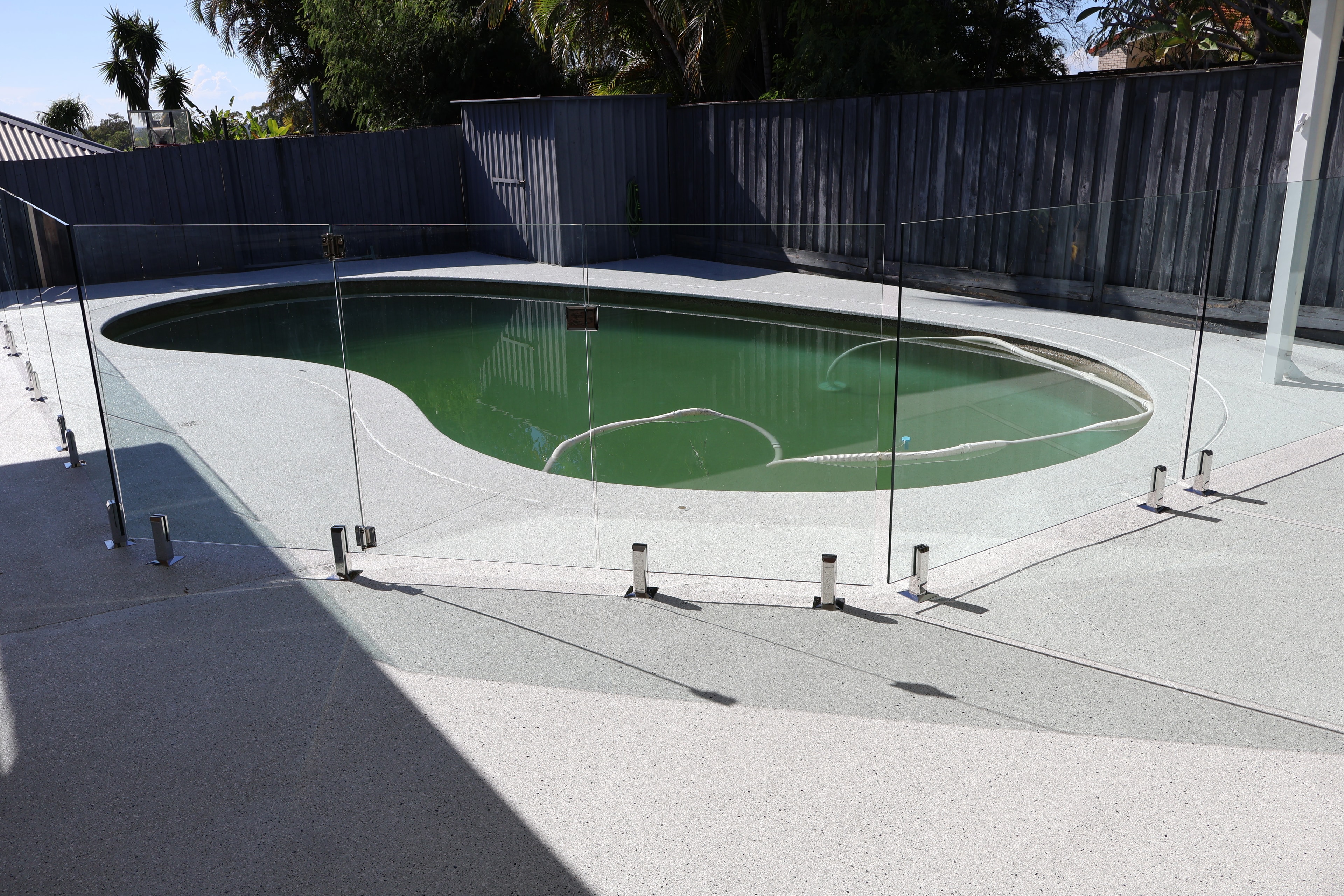 Pool surround epoxy coating